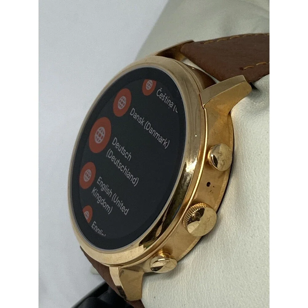 Fossil Gen 4 Authentic Digital Dial Smart Watch Custom Band FTW6018 DC494